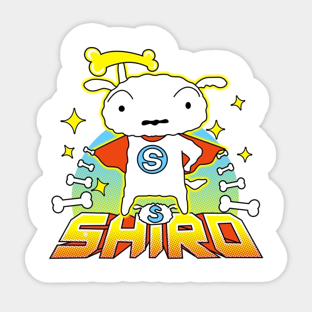 Super Shiro Sticker by constantine2454